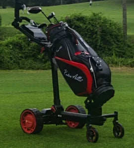 ESWING US Warehouse 500W Electric Golf Cart  Remote Control Golf Push Trolley  Folding Electric Golf Caddy