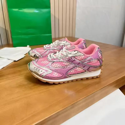 Product Fashion Sneakers for Men and Women New Designer High Quality Lighted Lace-Up Soft New Toe Style BV Running Shoes