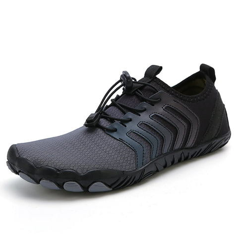 KJ Fly Knit Breathable Water Shoes - Non-Slip Barefoot Beach Pool Trail Sneakers