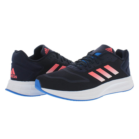 Duramo 10 Men's Running Shoes - Cushioned Navy Red Sneakers for Daily Training