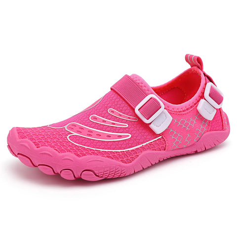 KJ Fly Knit Breathable Water Shoes - Non-Slip Barefoot Beach Pool Trail Sneakers