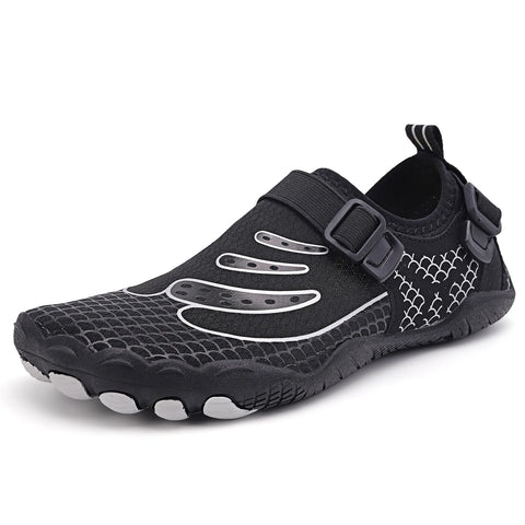 KJ Fly Knit Breathable Water Shoes - Non-Slip Barefoot Beach Pool Trail Sneakers