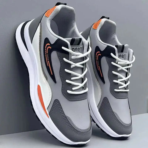 Men's New Design Summer Sports Sneakers PVC Mesh Breathable Shoes with Casual Toe Fashionable PVC Insole Running Winter Season