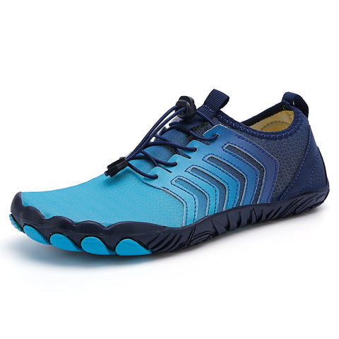KJ Fly Knit Breathable Water Shoes - Non-Slip Barefoot Beach Pool Trail Sneakers