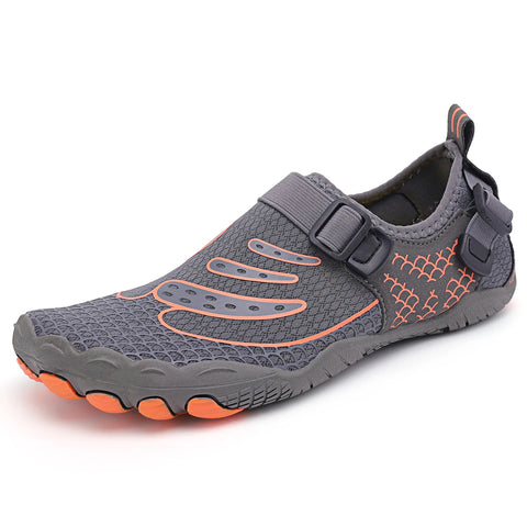 KJ Fly Knit Breathable Water Shoes - Non-Slip Barefoot Beach Pool Trail Sneakers