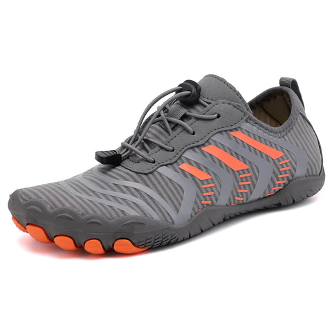 KJ Fly Knit Breathable Water Shoes - Non-Slip Barefoot Beach Pool Trail Sneakers