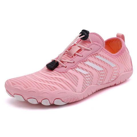 KJ Fly Knit Breathable Water Shoes - Non-Slip Barefoot Beach Pool Trail Sneakers