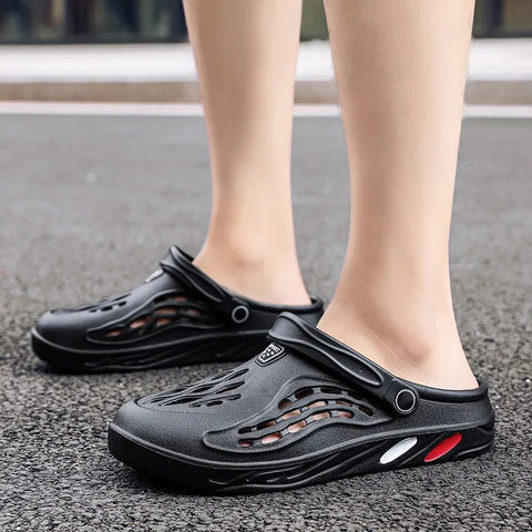 Plus Size Men's Clogs – Lightweight EVA Garden & Beach Sandals (Sizes 36-49)
