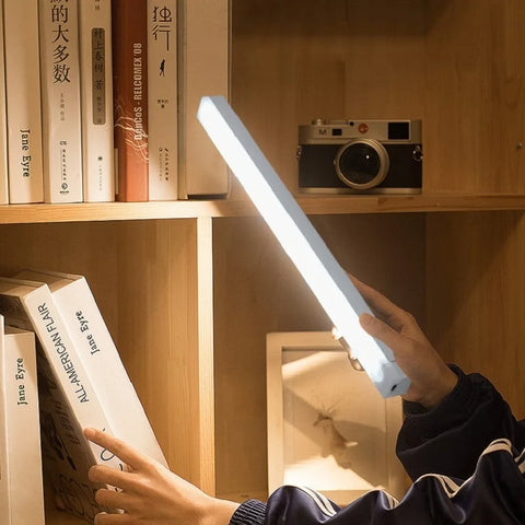 Wireless Motion Sensor LED Bar Light – USB Rechargeable Cabinet Night Light