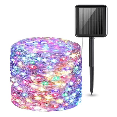 LED Solar Fairy String Lights – Waterproof Outdoor Garden Lights