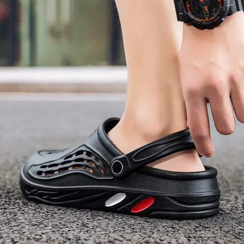 Plus Size Men's Clogs – Lightweight EVA Garden & Beach Sandals (Sizes 36-49)