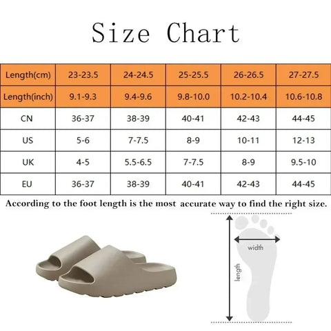 Coconut Cloud Slippers – Thick Sole EVA Beach Sandals for Men & Women