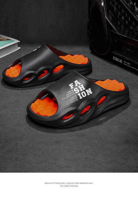 Men's Massage Slippers – Thick Non-Slip Sole Beach Flip Flops