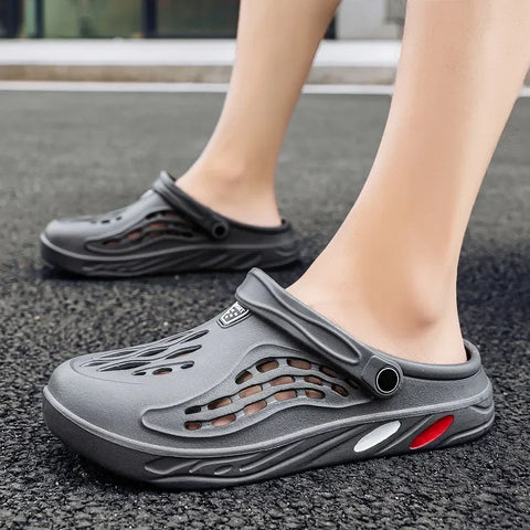 Plus Size Men's Clogs – Lightweight EVA Garden & Beach Sandals (Sizes 36-49)