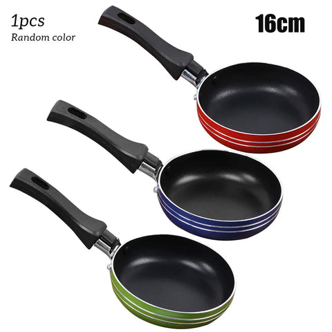 Mini Non-Stick Frying Pan - Stainless Steel Egg Frypan 12cm 14cm 16cm