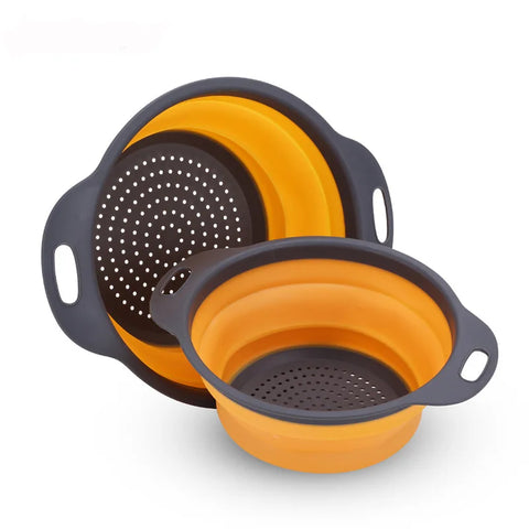 Silicone Folding Drainage Basket – Vegetable & Fruit Washing Net