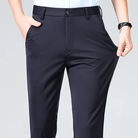 Men's Formal Suit Pants – Business Casual Dress Trousers