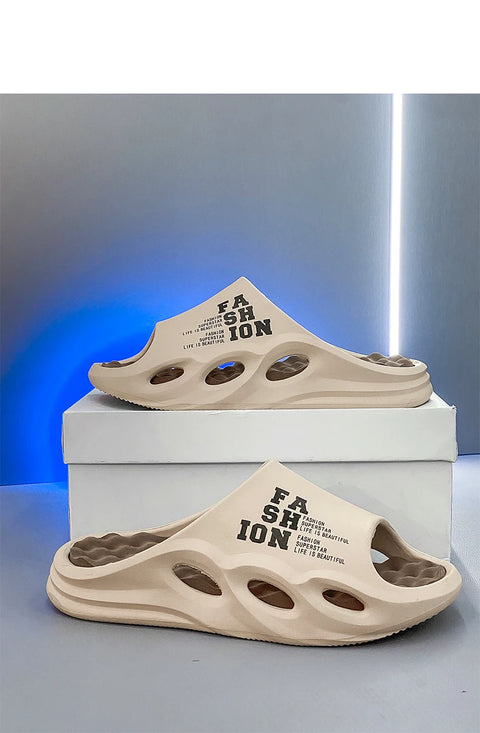 Men's Massage Slippers – Thick Non-Slip Sole Beach Flip Flops