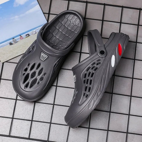 Plus Size Men's Clogs – Lightweight EVA Garden & Beach Sandals (Sizes 36-49)