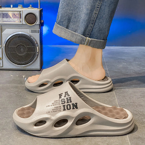 Men's Massage Slippers – Thick Non-Slip Sole Beach Flip Flops