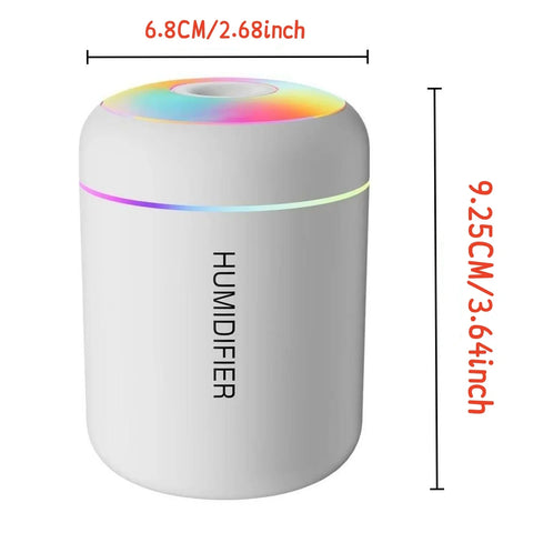 Mini USB Air Humidifier – Aroma Diffuser with LED Night Light