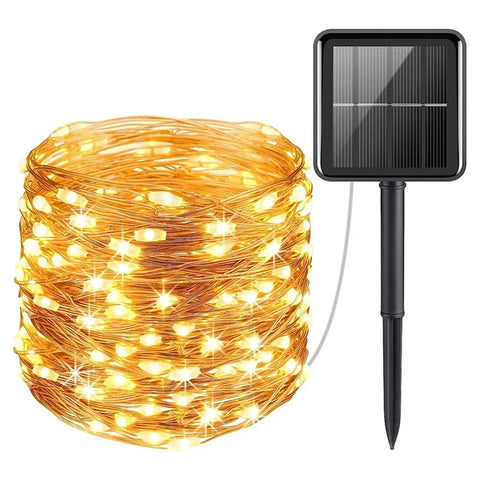 LED Solar Fairy String Lights – Waterproof Outdoor Garden Lights