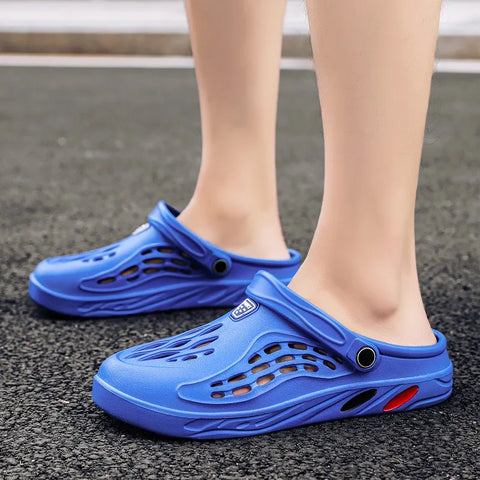 Plus Size Men's Clogs – Lightweight EVA Garden & Beach Sandals (Sizes 36-49)
