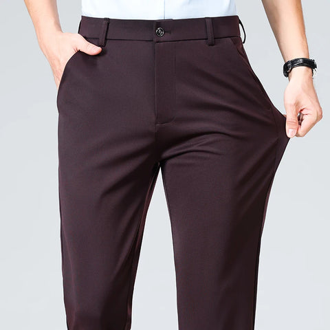 Men's Formal Suit Pants – Business Casual Dress Trousers