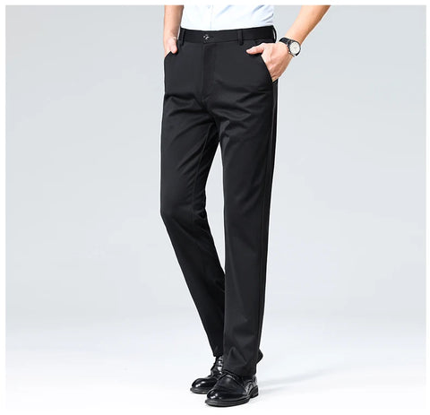 Men's Formal Suit Pants – Business Casual Dress Trousers