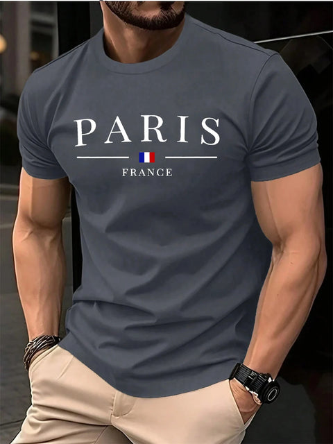 Men's 3D Letter Print T-Shirt – Hip Hop Street Casual Top