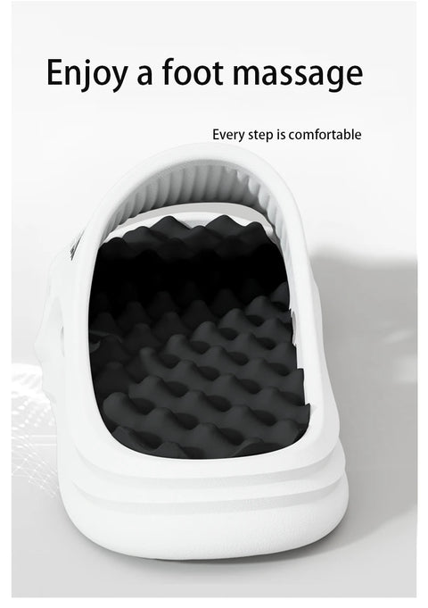 Men's Massage Slippers – Thick Non-Slip Sole Beach Flip Flops