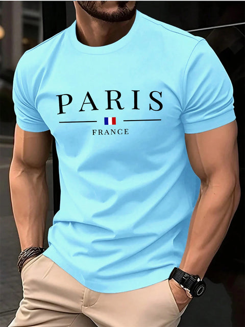Men's 3D Letter Print T-Shirt – Hip Hop Street Casual Top
