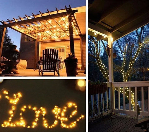 LED Solar Fairy String Lights – Waterproof Outdoor Garden Lights