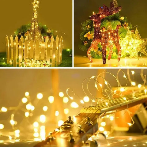 LED Solar Fairy String Lights – Waterproof Outdoor Garden Lights