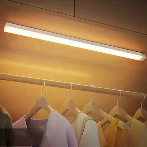 Motion Sensor Night Light – USB Rechargeable Wireless LED for Bedroom & Stairs