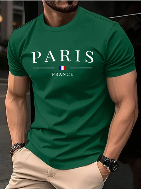 Men's 3D Letter Print T-Shirt – Hip Hop Street Casual Top