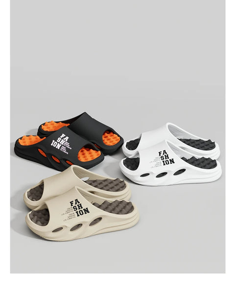 Men's Massage Slippers – Thick Non-Slip Sole Beach Flip Flops