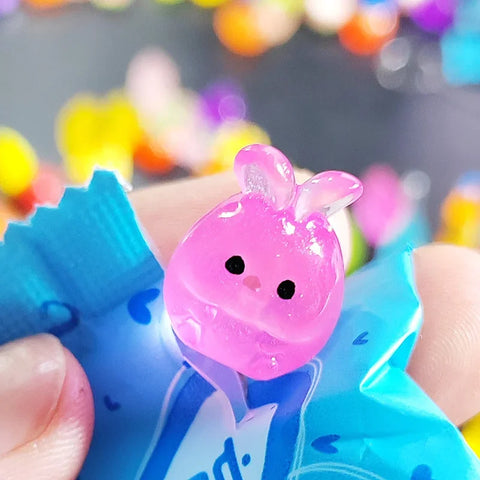 Glow-in-the-Dark Mini Resin Animals – Fairy Garden Blind Bag Gift