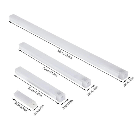 Dimmable Motion Sensor LED Bar Light – USB Rechargeable Wireless Cabinet Light