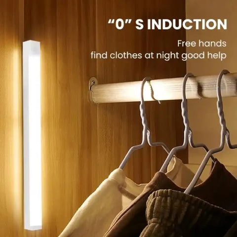Motion Sensor Night Light – USB Rechargeable Wireless LED for Bedroom & Stairs