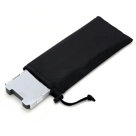 Camping Wind Shield - Foldable Aluminum Alloy Windscreen for Gas Stove (8/9/10 Plates)