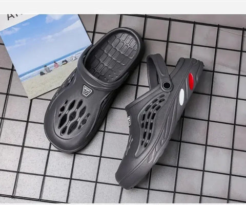 Plus Size Men's Clogs – Lightweight EVA Garden & Beach Sandals (Sizes 36-49)