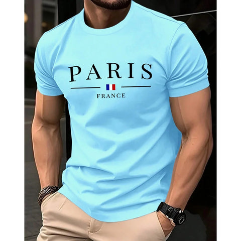 Men's 3D Letter Print T-Shirt – Hip Hop Street Casual Top