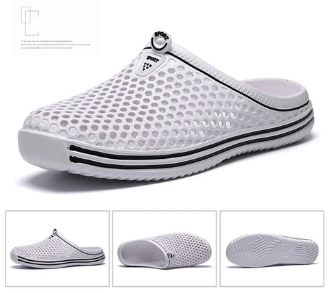Men's Pool Sandals – Slip-On Garden Clogs & Water Shoes for Men & Women
