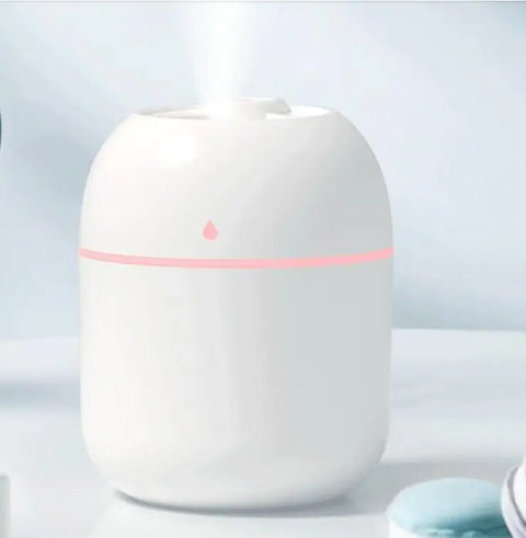 250ML USB Mini Air Humidifier – Aroma Diffuser with Color LED Lamp