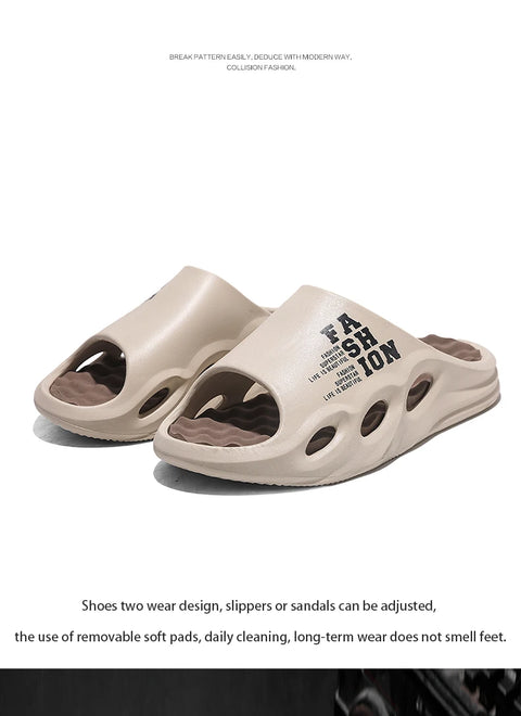 Men's Massage Slippers – Thick Non-Slip Sole Beach Flip Flops