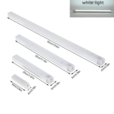 Dimmable Motion Sensor LED Bar Light – USB Rechargeable Wireless Cabinet Light