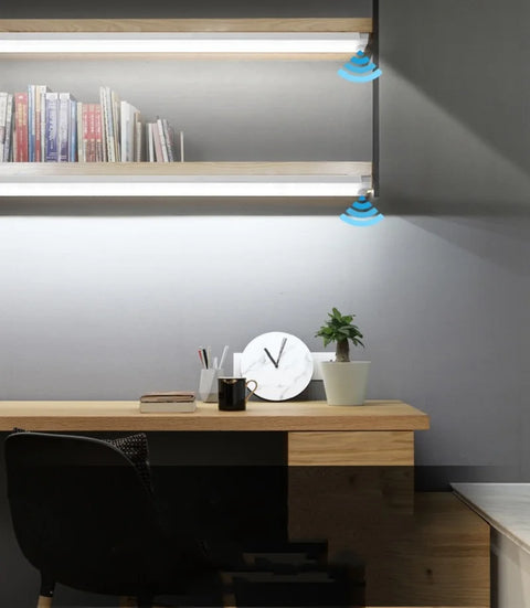 Wireless Motion Sensor LED Bar Light – USB Rechargeable Cabinet Night Light