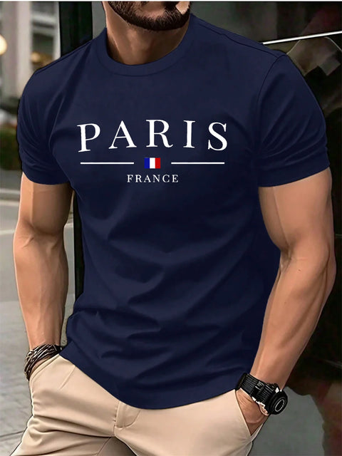 Men's 3D Letter Print T-Shirt – Hip Hop Street Casual Top