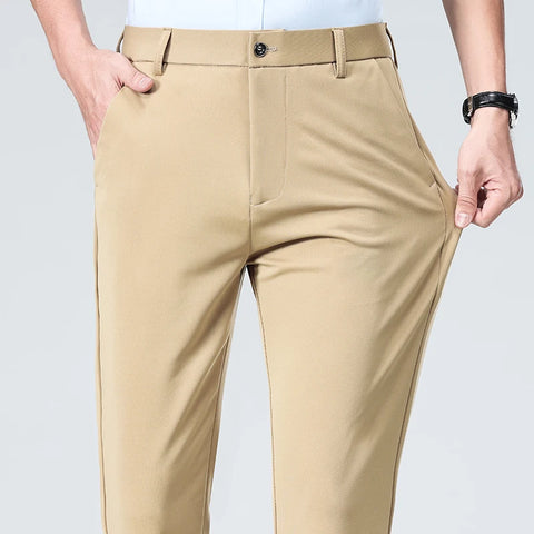 Men's Formal Suit Pants – Business Casual Dress Trousers